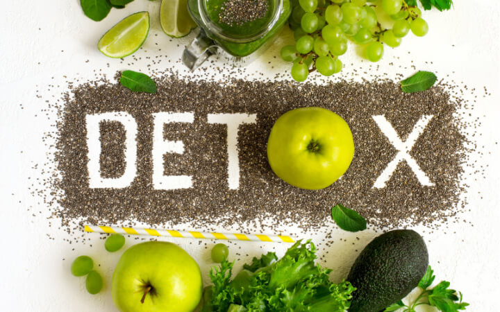 Skin-clarifying detox diets